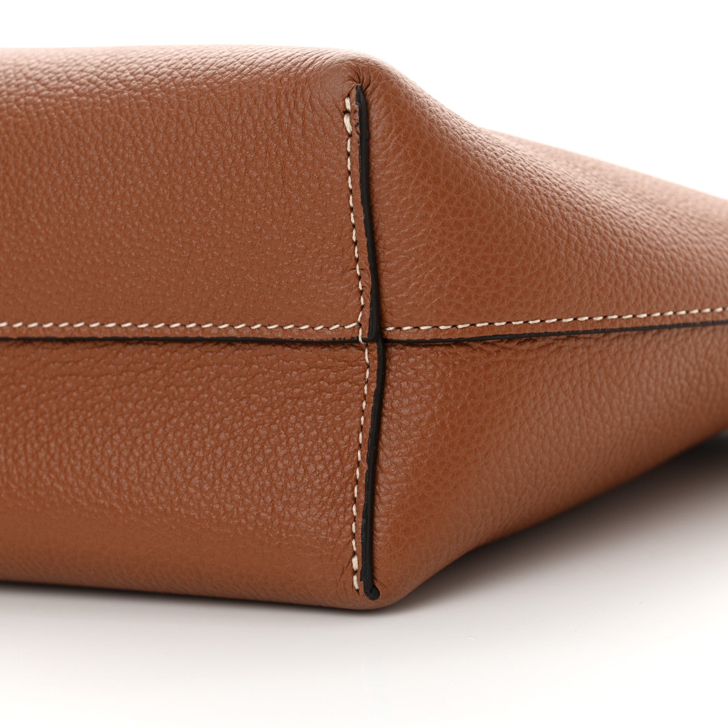 Celine Grained Calfskin Triomphe Mini Cabas Anais Tan 10 of 11