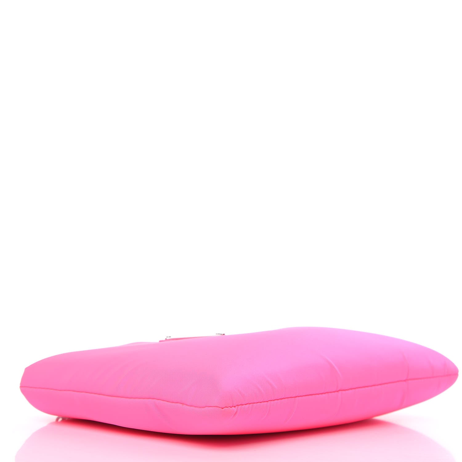 Prada Tessuto Nylon Soft Padded Crossbody Clutch Rosa Fluo 4 of 8