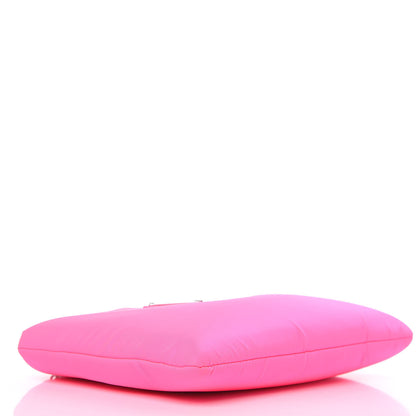 Prada Tessuto Nylon Soft Padded Crossbody Clutch Rosa Fluo 4 of 8