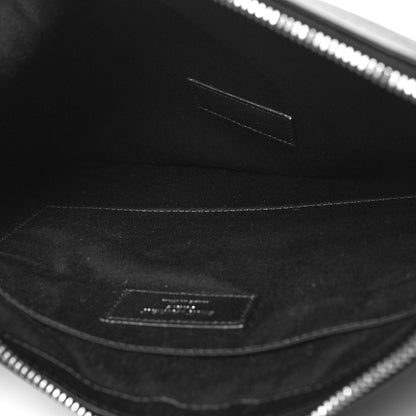 Saint Laurent Vitello Rive Gauche Zipped Pouch Black 5 of 10