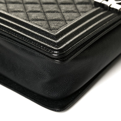 Chanel Caviar Quilted New Medium Boy Flap Black 5 of 8
