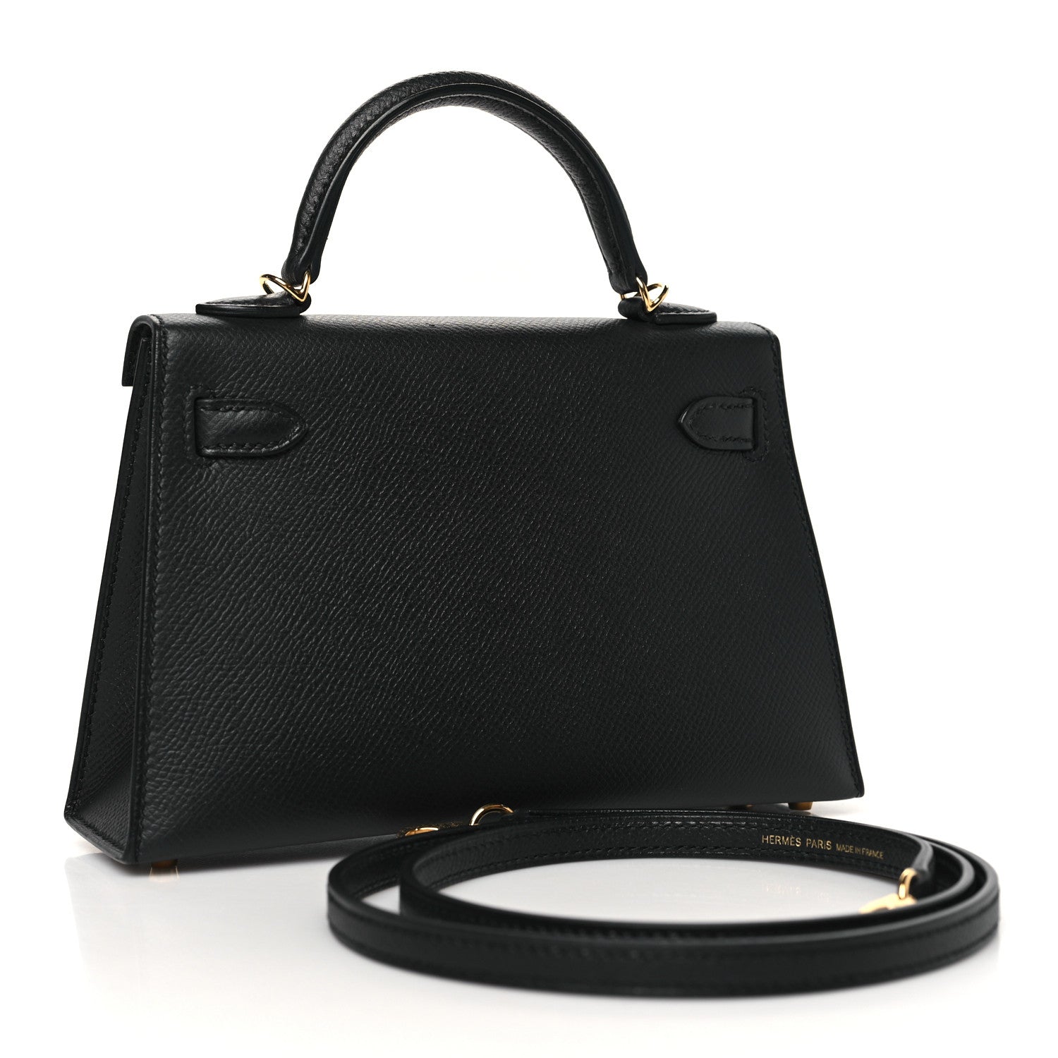 Hermes Epsom Mini Kelly Sellier 20 Black 3 of 11