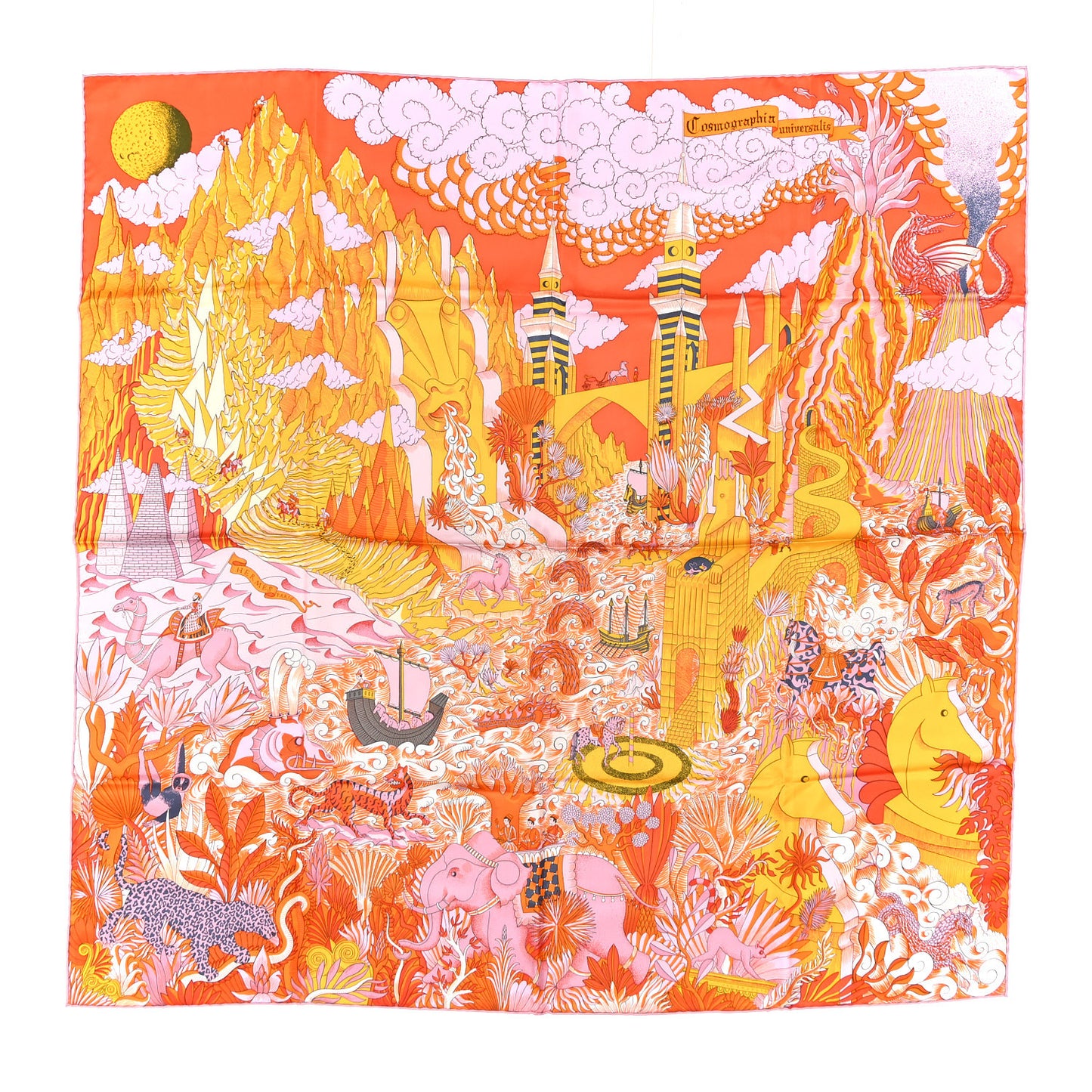 Silk Cosmographia Universalis Scarf 90