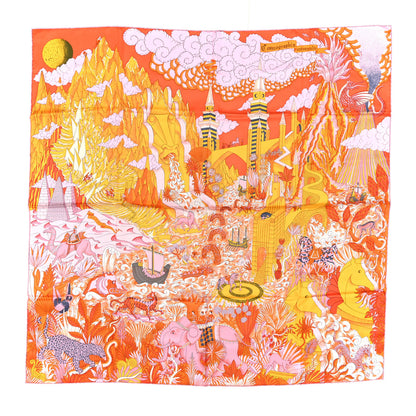 Hermes Silk Cosmographia Universalis Scarf 90 1 of 4