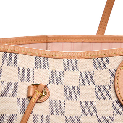 Louis Vuitton Damier Azur Neo Neverfull GM Rose Ballerine 8 of 16