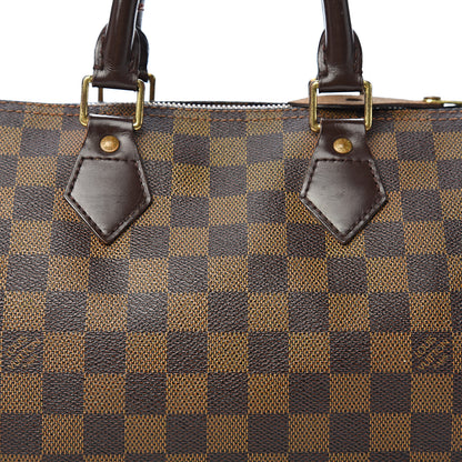 Louis Vuitton Damier Ebene Speedy 25 23 of 23