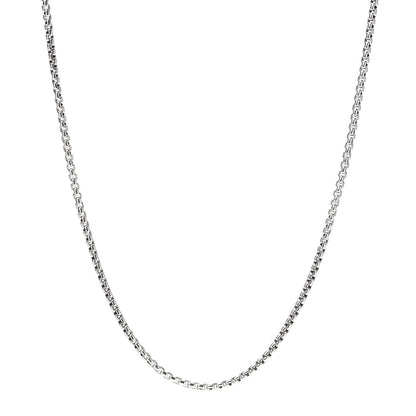 David Yurman Sterling Silver 3.6mm Box Chain Necklace 27" 1 of 4