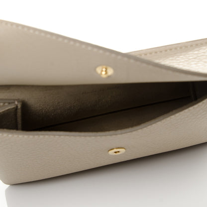Celine Crisped Calfskin Companion Pouch Light Taupe 5 of 7