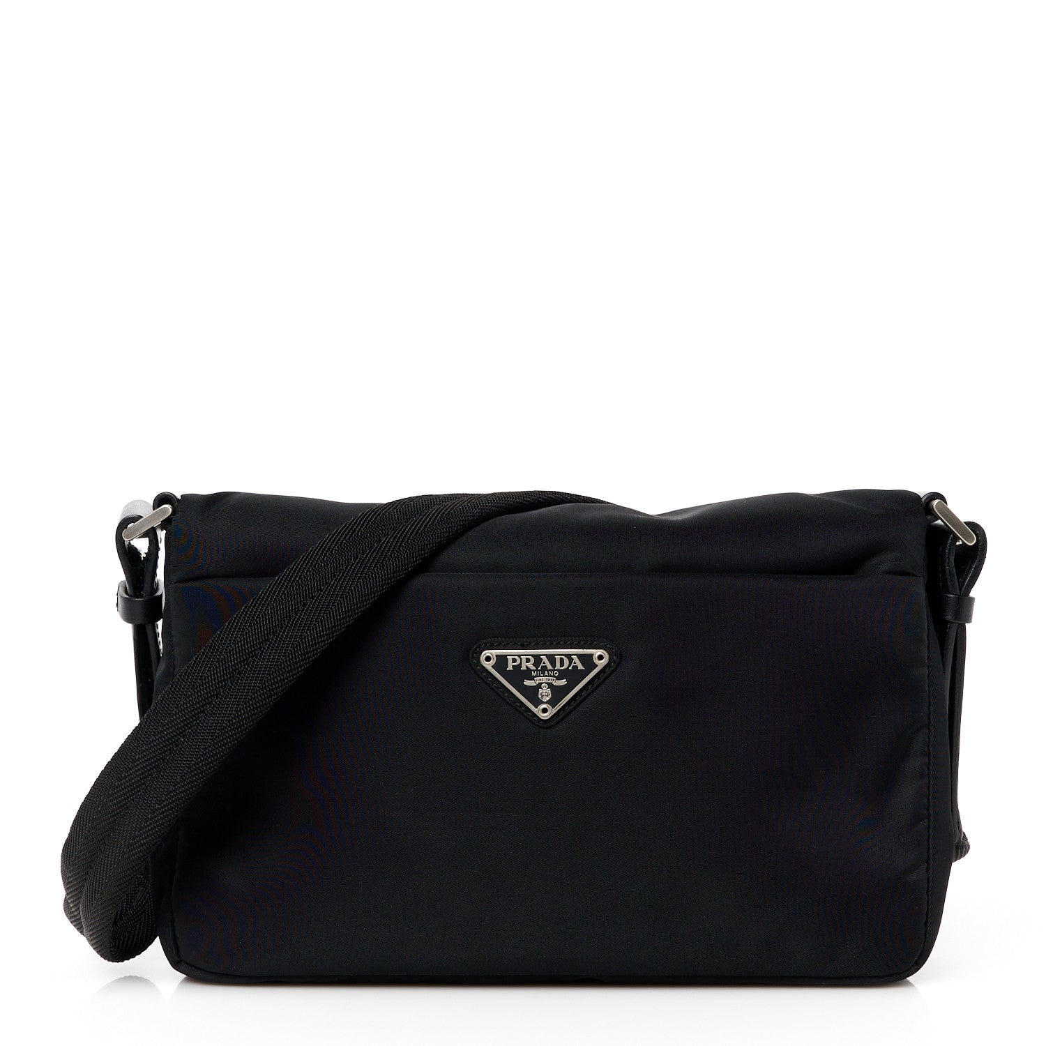 Prada Tessuto Nylon Shoulder Bag Black 1 of 13
