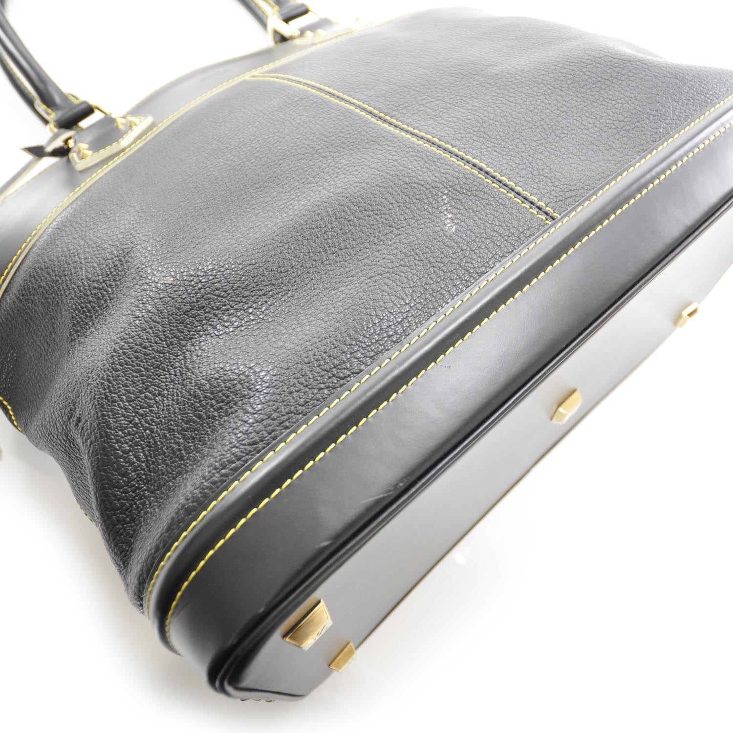 Louis Vuitton Suhali Lockit MM Black 4 of 9