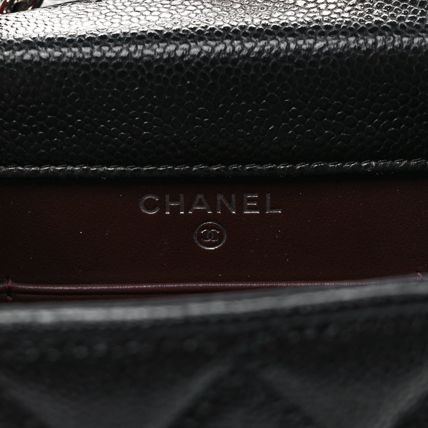 Chanel Caviar Quilted Classic Phone Holder Black 6 of 10
