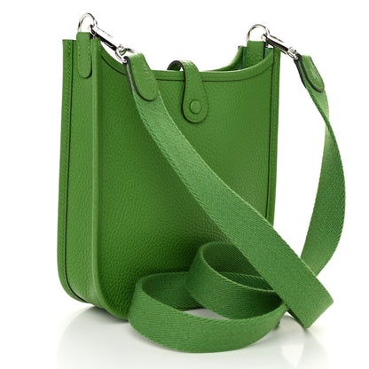 Hermes Taurillon Maurice Evelyne TPM Vert Yucca 3 of 10