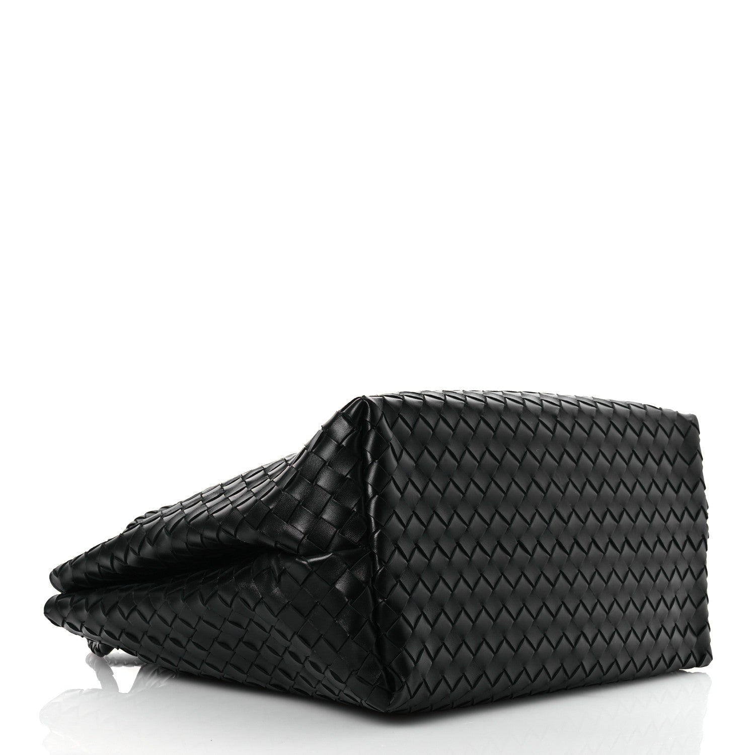 Bottega Veneta Nappa Intrecciato Large Andiamo Shoulder Bag Black 4 of 12