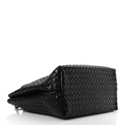Bottega Veneta Nappa Intrecciato Large Andiamo Shoulder Bag Black 4 of 12