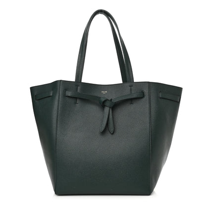 Celine Soft Grained Calfskin Small Belt Cabas Phantom Amazone 1 of 10