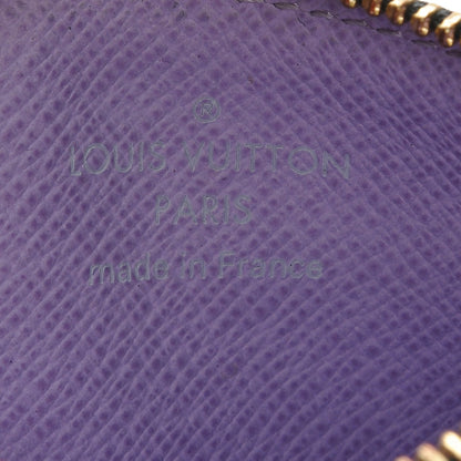 Louis Vuitton Monogram Multicolor Key Pouch Black Violet 6 of 6