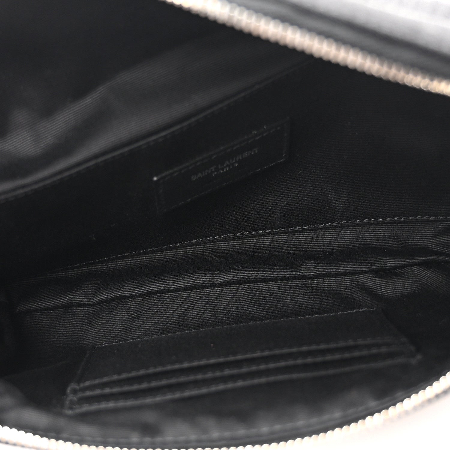 Saint Laurent Canvas Monogram Belt Bag Black 5 of 9