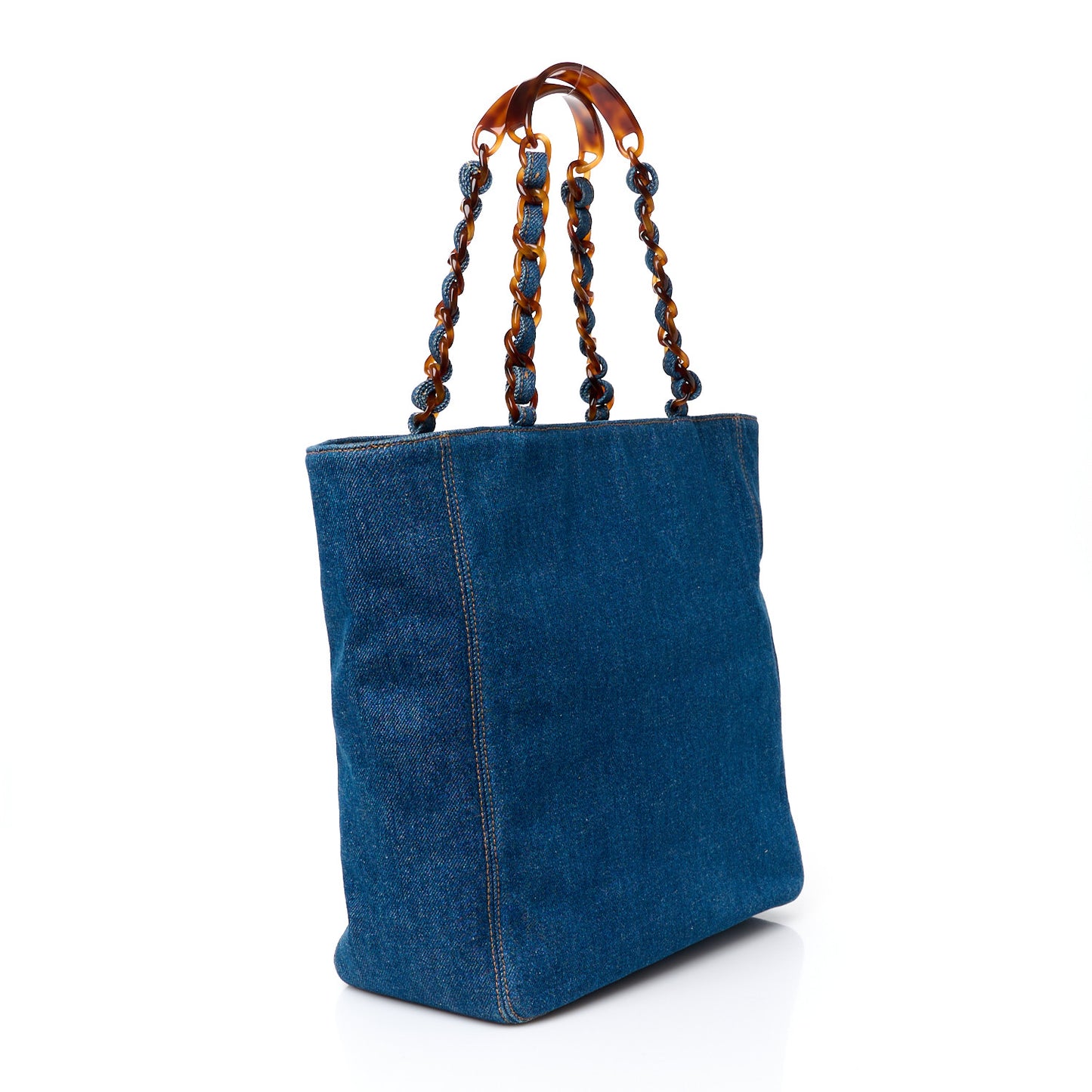 Denim Tortoise Timeless CC Tote Blue