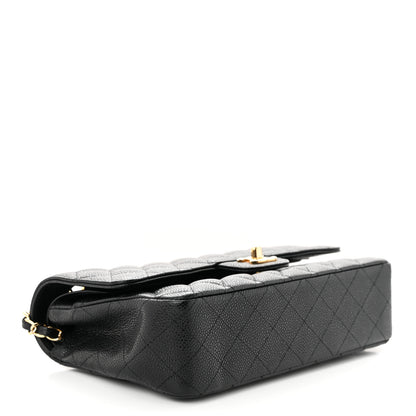 Chanel Caviar Quilted Medium Double Flap Black 4 of 12