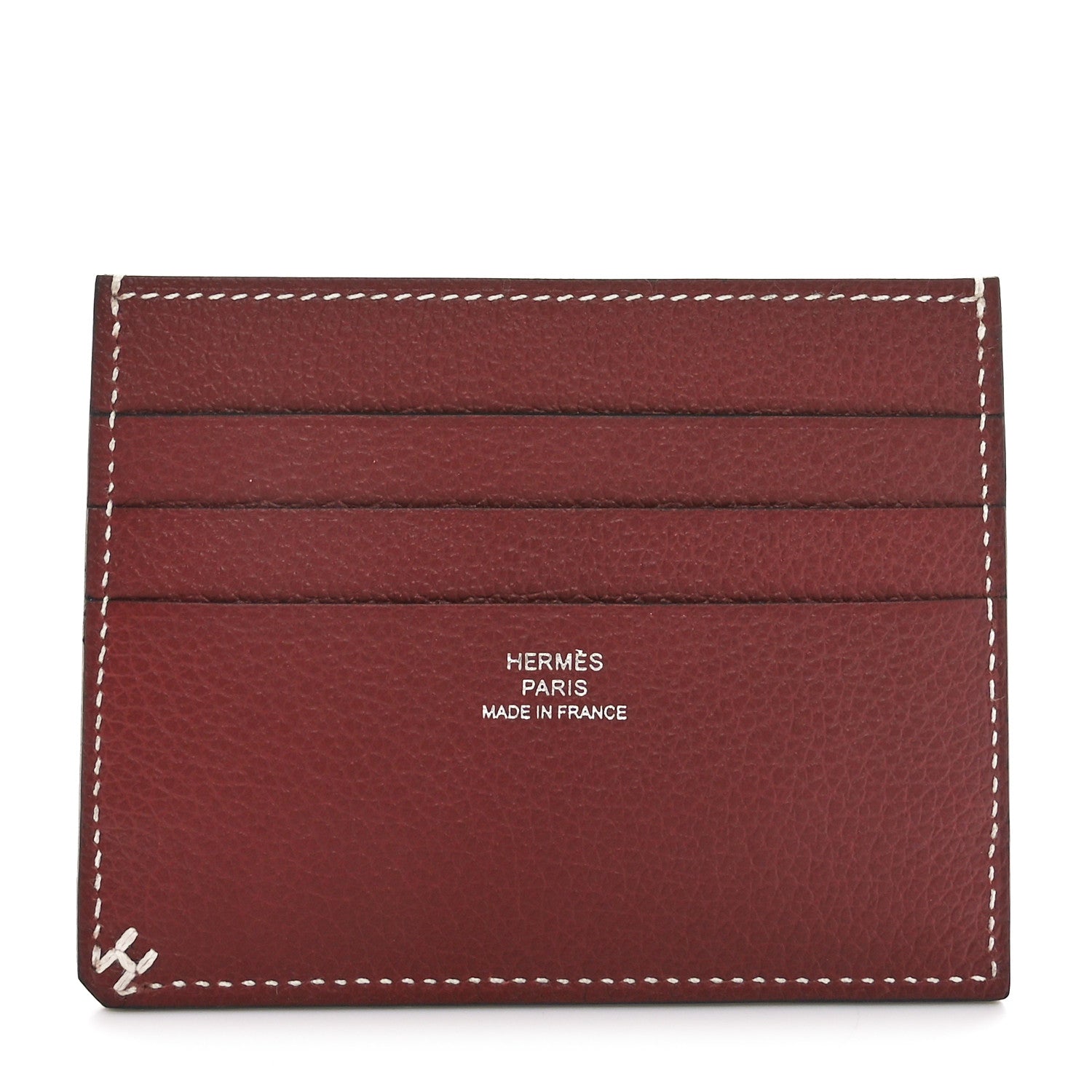 Hermes Evercolor H Sellier Card Holder Rouge H 1 of 7