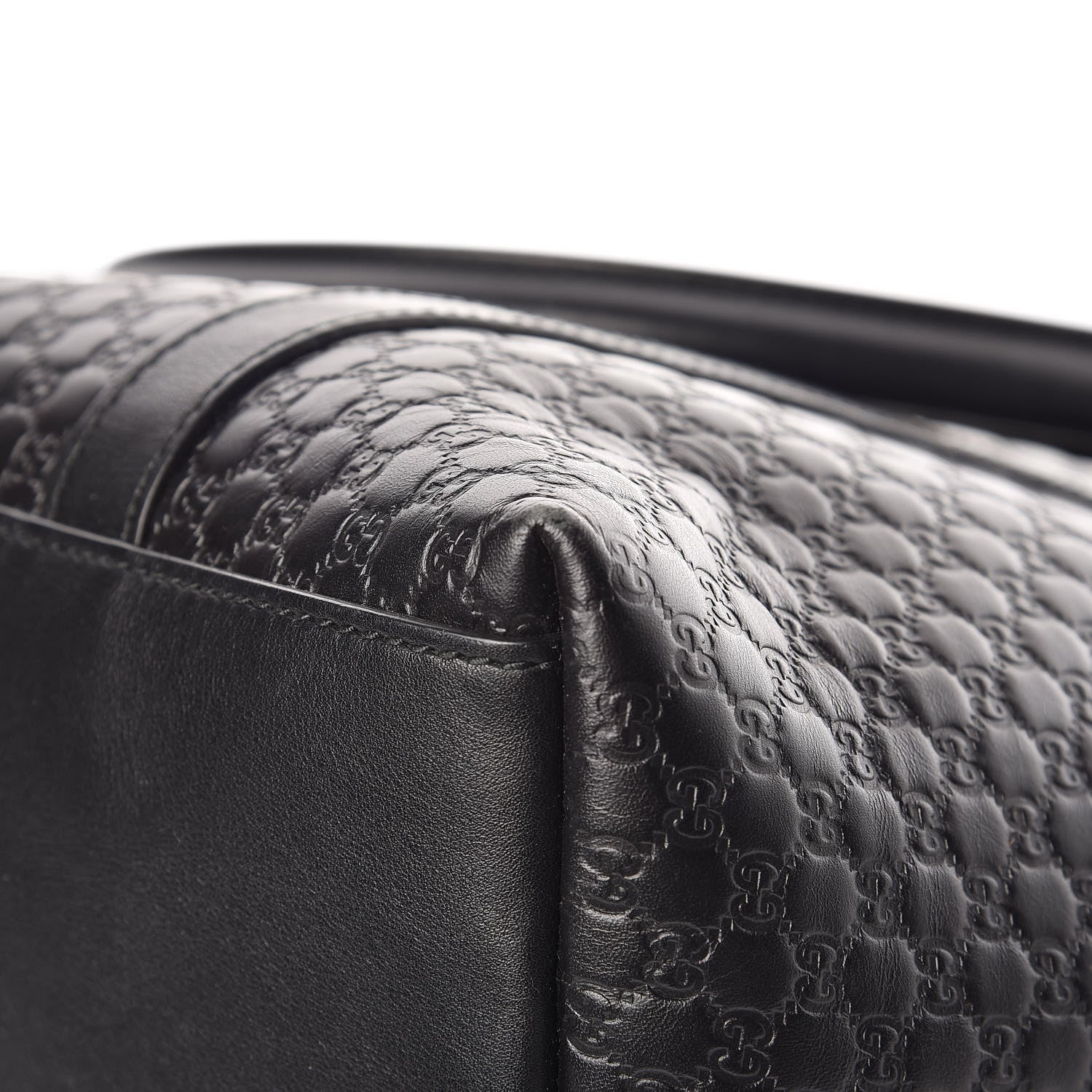 Gucci Soft Microguccissima Large Dome Satchel Black 13 of 15