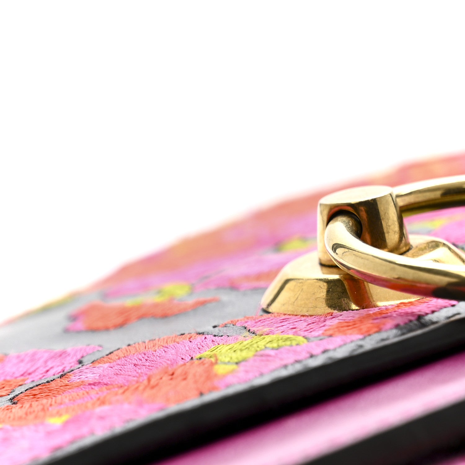 Mulberry Smooth Calfskin Embroidered Floral Harlow Satchel Navy Multicolor 15 of 22