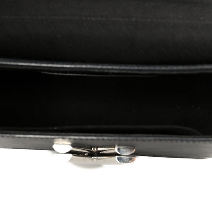 Louis Vuitton Epi Twist Shoulder Bag MM Black 4 of 9