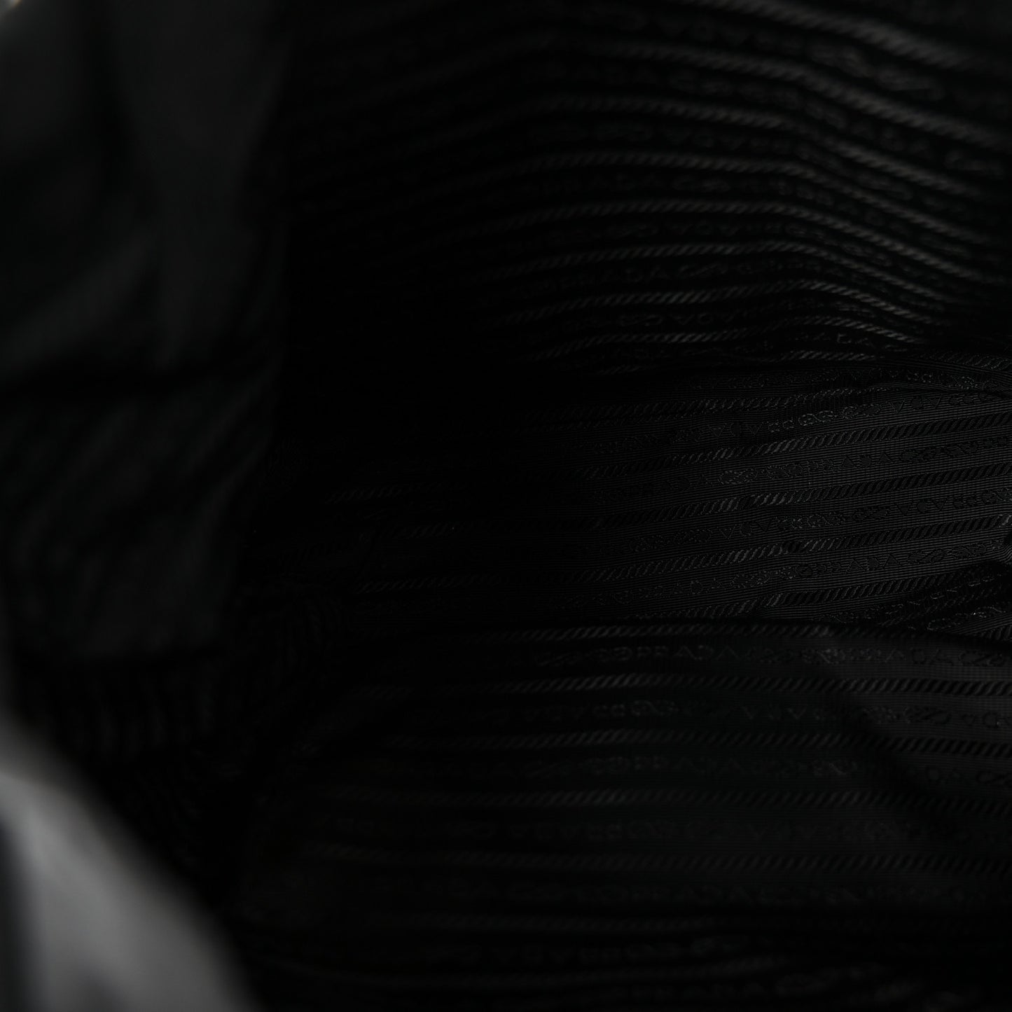 Tessuto Nylon Saffiano Medium Backpack Black
