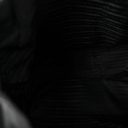 Prada Tessuto Nylon Saffiano Medium Backpack Black 6 of 12