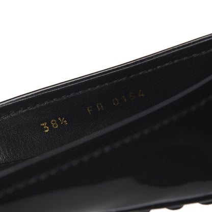 Louis Vuitton Patent Calfskin Oxford Ballerina Flats 38.5 Black 19 of 20