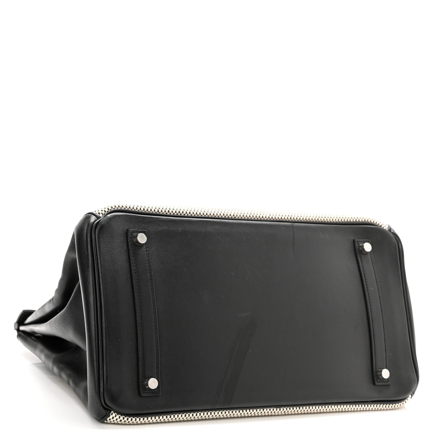 Hermes Toile Swift Birkin 35 Natural Black 4 of 15