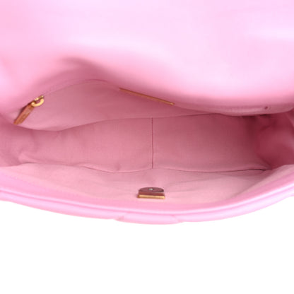 Chanel Lambskin Quilted Medium Chanel 19 Flap Pink 5 of 10