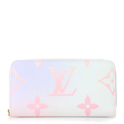 Louis Vuitton Monogram Giant Spring In The City Zippy Wallet Sunrise Pastel 1 of 7