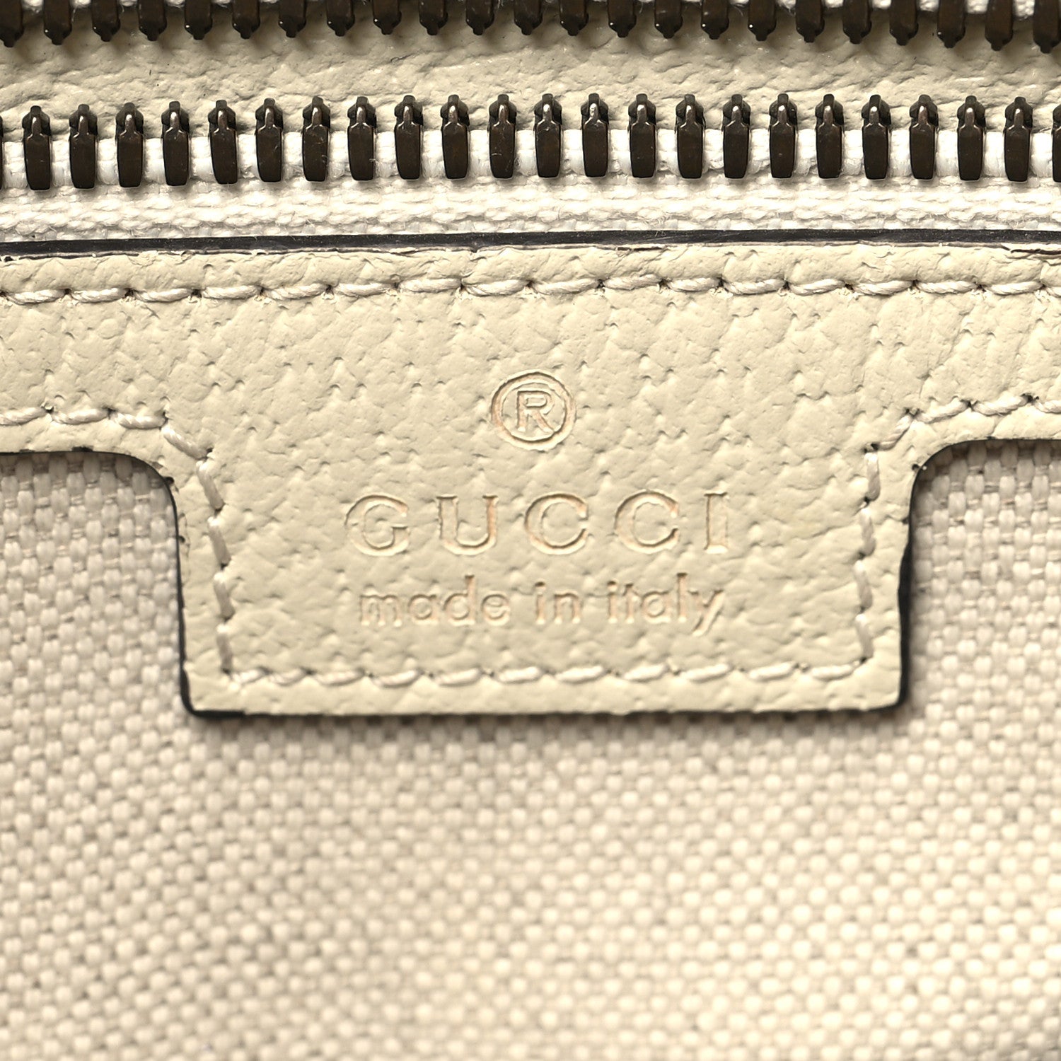 Gucci GG Supreme Monogram Web Ophidia Portfolio Pouch Beige Ebony Mystic White 6 of 10
