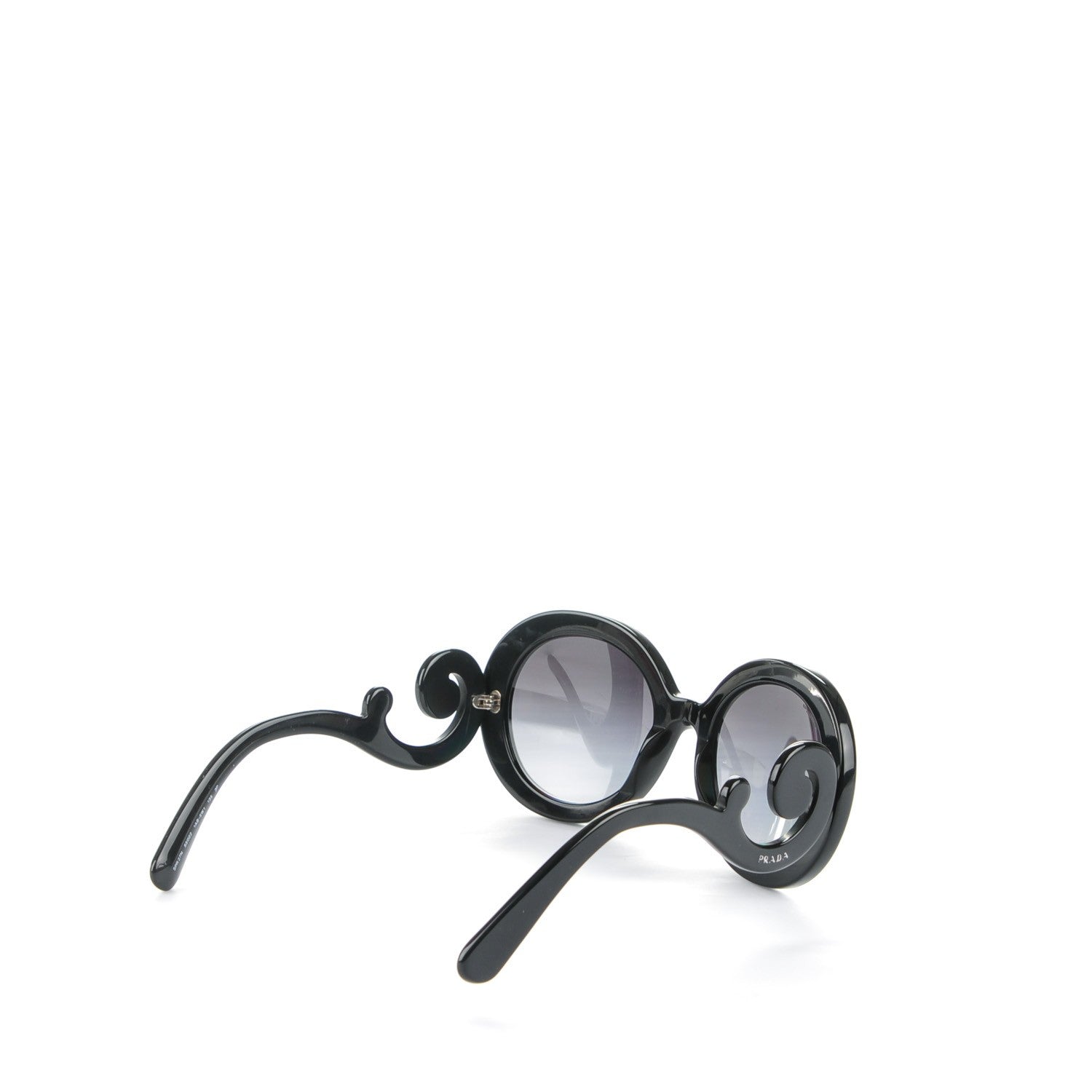 Prada Baroque Sunglasses SPR 27N Black 3 of 5