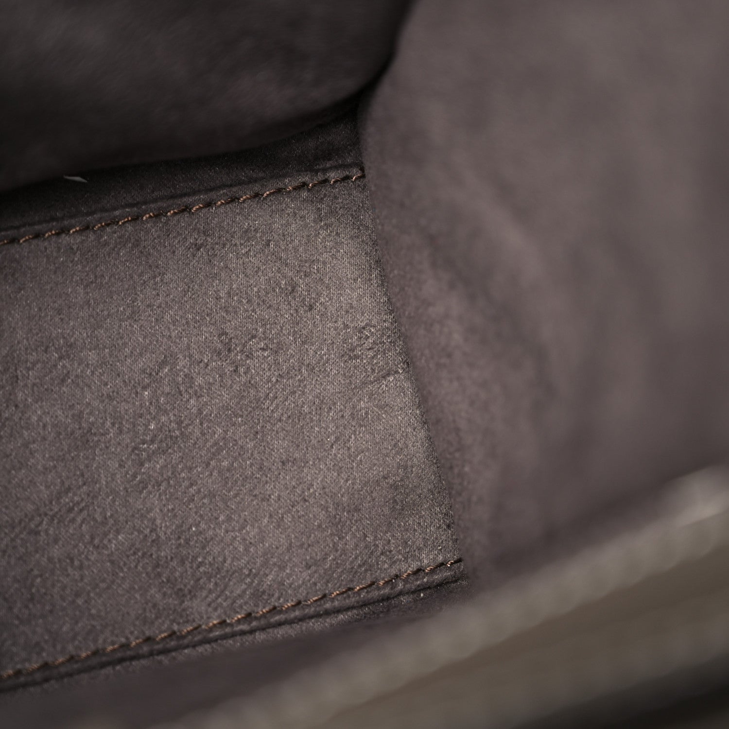 Celine Drummed Calfskin Nano Luggage Souris 13 of 17