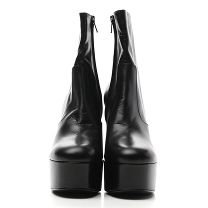 Saint Laurent Calfskin Candy Platform 125 Ankle Boots 37 Black 2 of 9