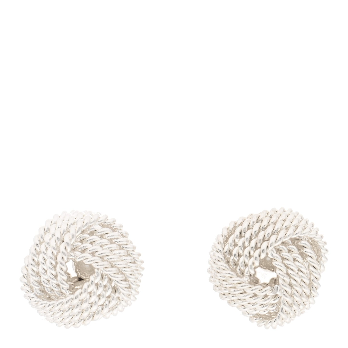 Sterling Silver Twist Knot Earrings