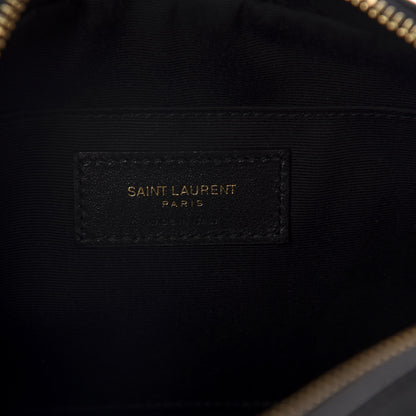 Saint Laurent Calfskin Matelasse Monogram Lou Camera Bag Black 8 of 10