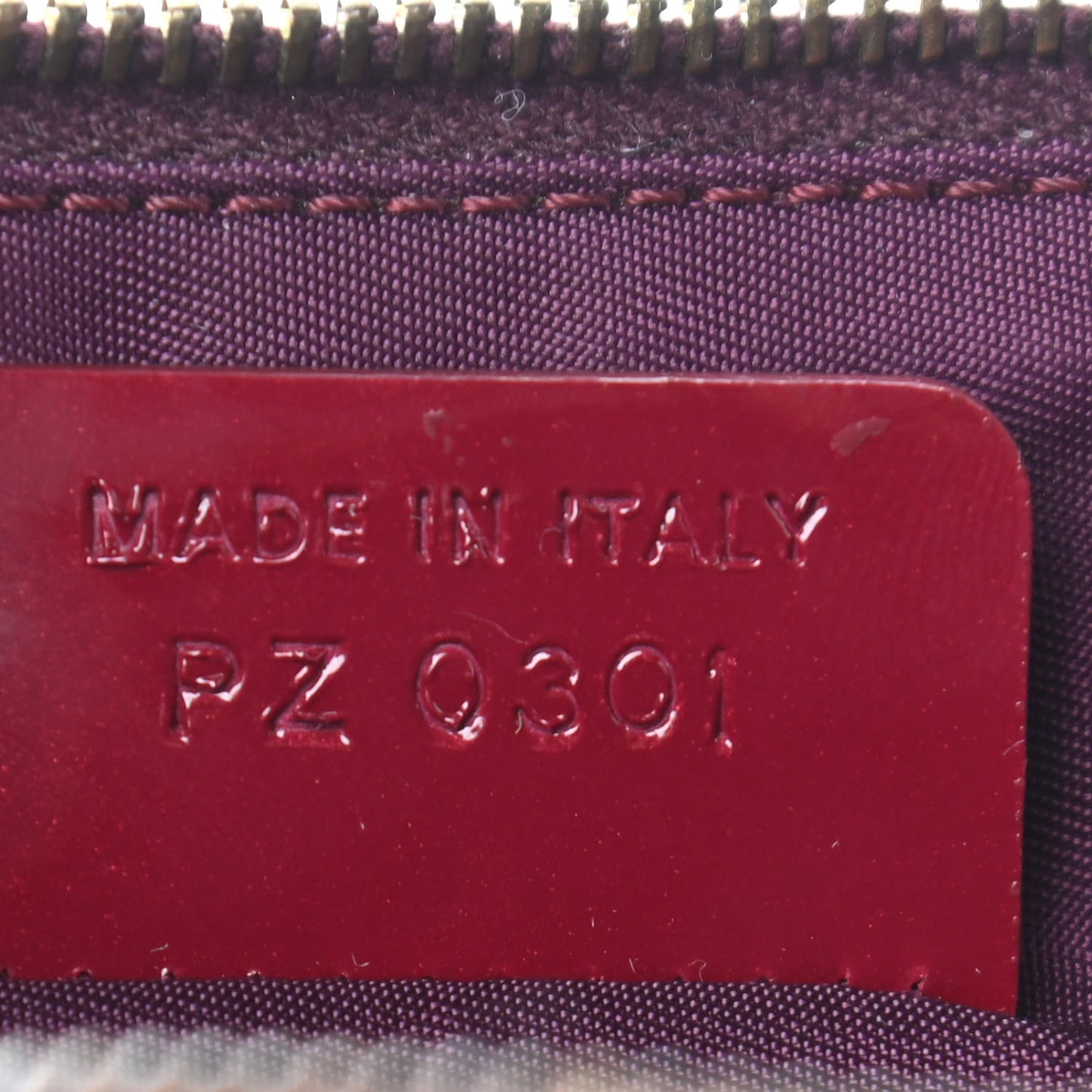 Patent Monogram Mini Saddle Pochette Red