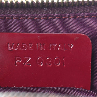 Christian Dior Patent Monogram Mini Saddle Pochette Red 7 of 7