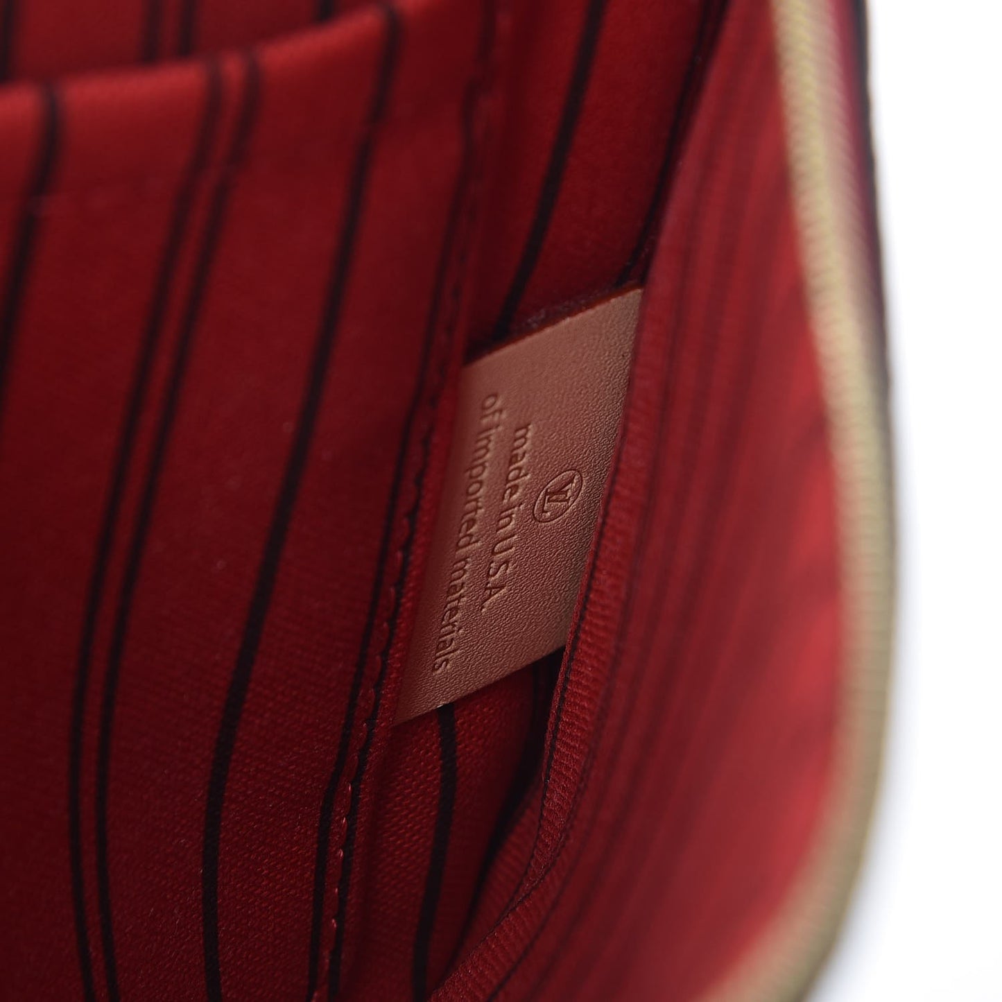 Monogram Neverfull MM GM Pochette Cherry