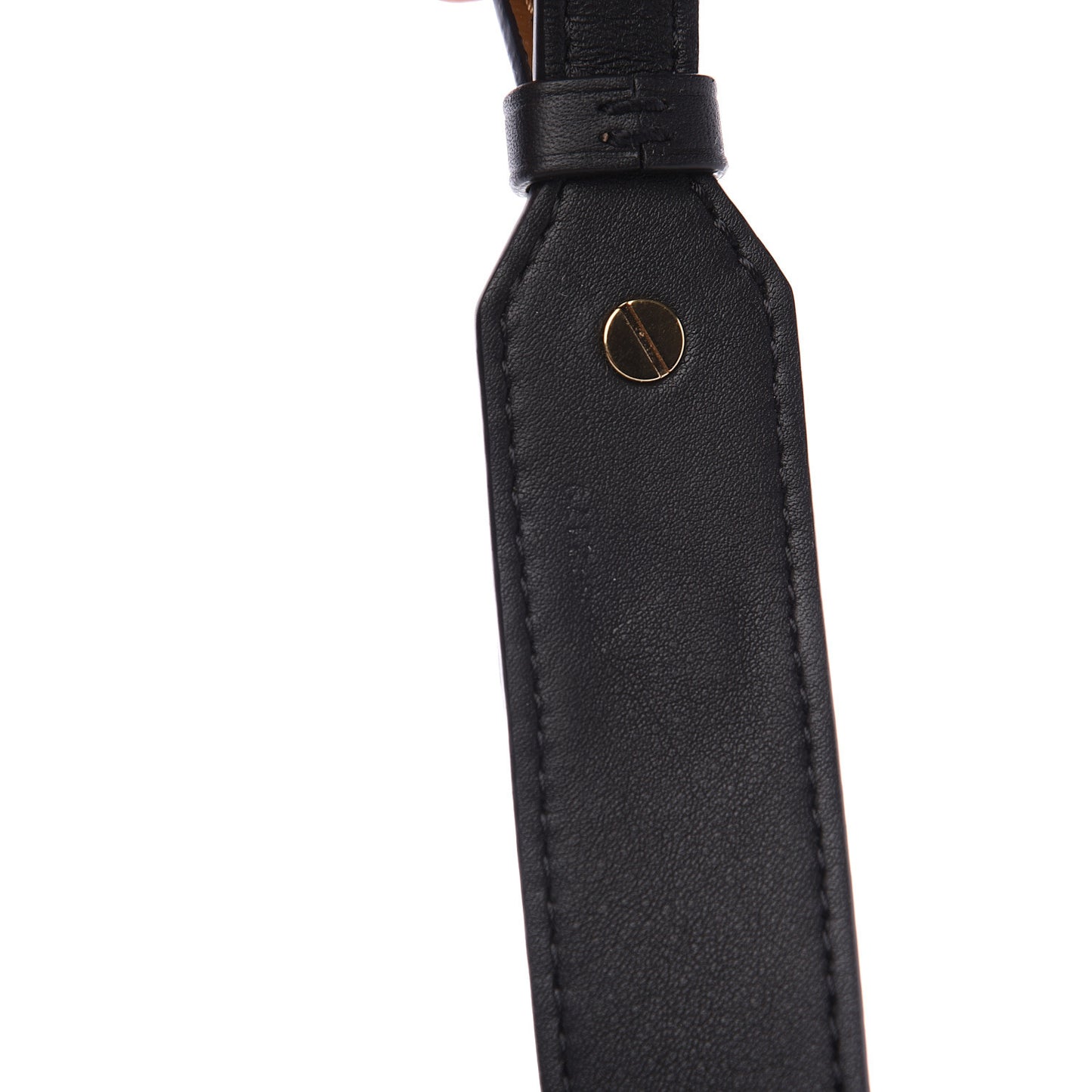 Reverse Monogram Bandouliere Shoulder Strap XL Black
