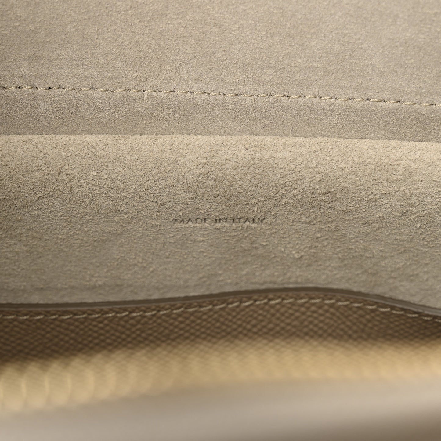 Grained Calfskin Micro Belt Bag Light Taupe