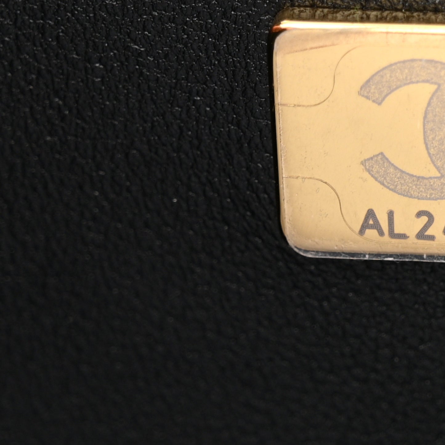 Lambskin Quilted Mini Top Handle Rectangular Flap Black