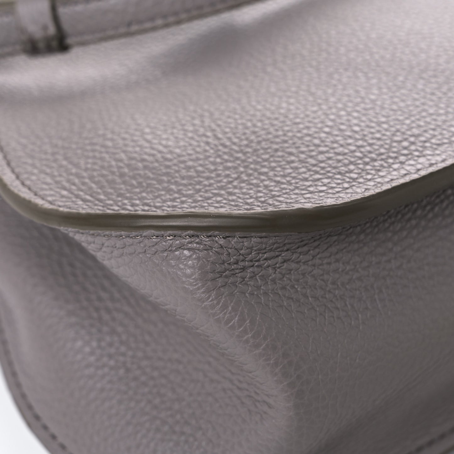 Calfskin Small Marcie Satchel Cashmere Grey