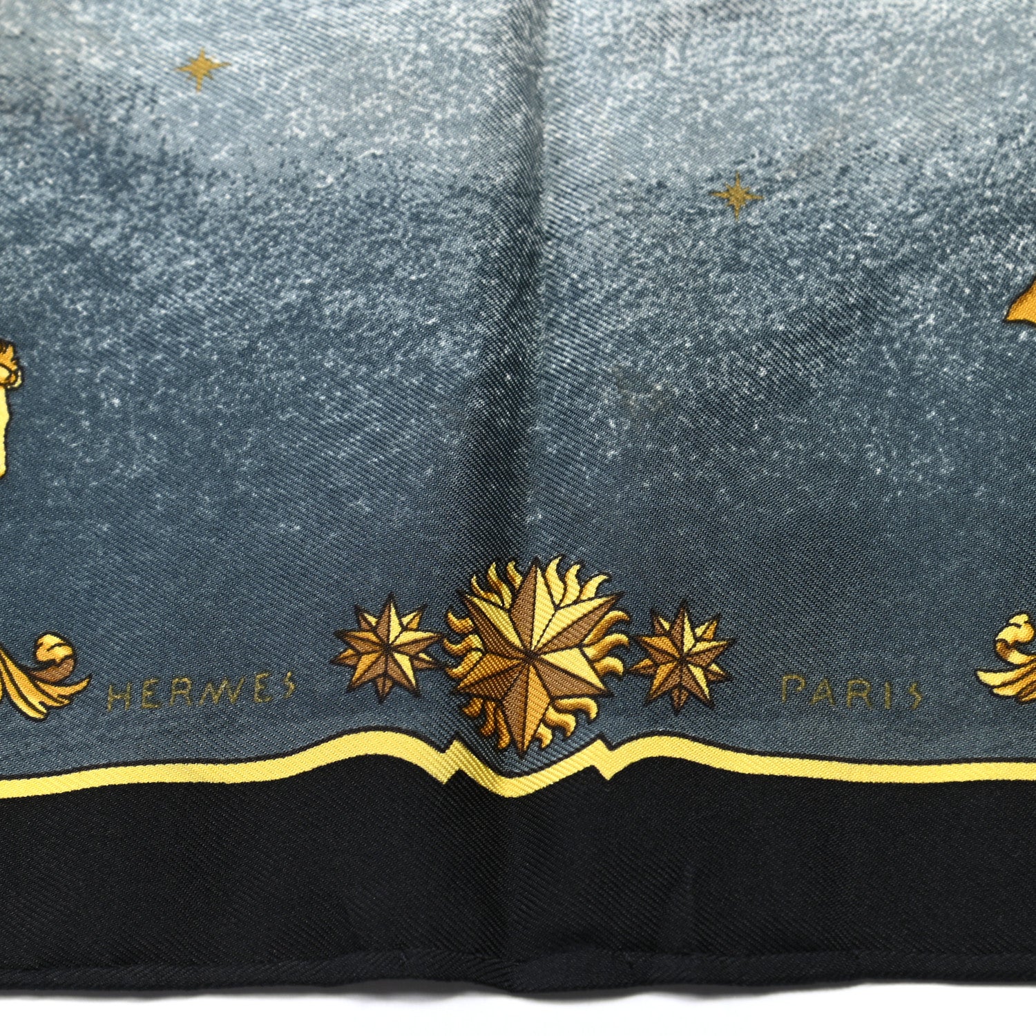 Hermes Silk Cosmos Pocket Square 2 of 5