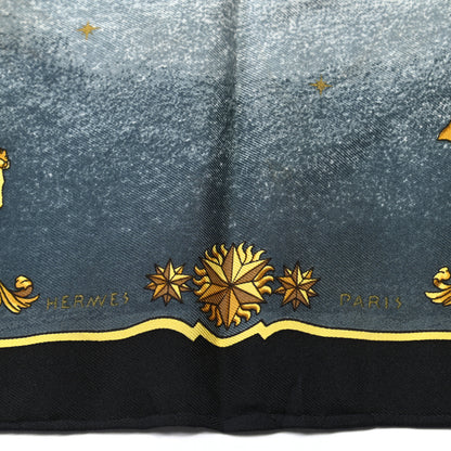 Hermes Silk Cosmos Pocket Square 2 of 5