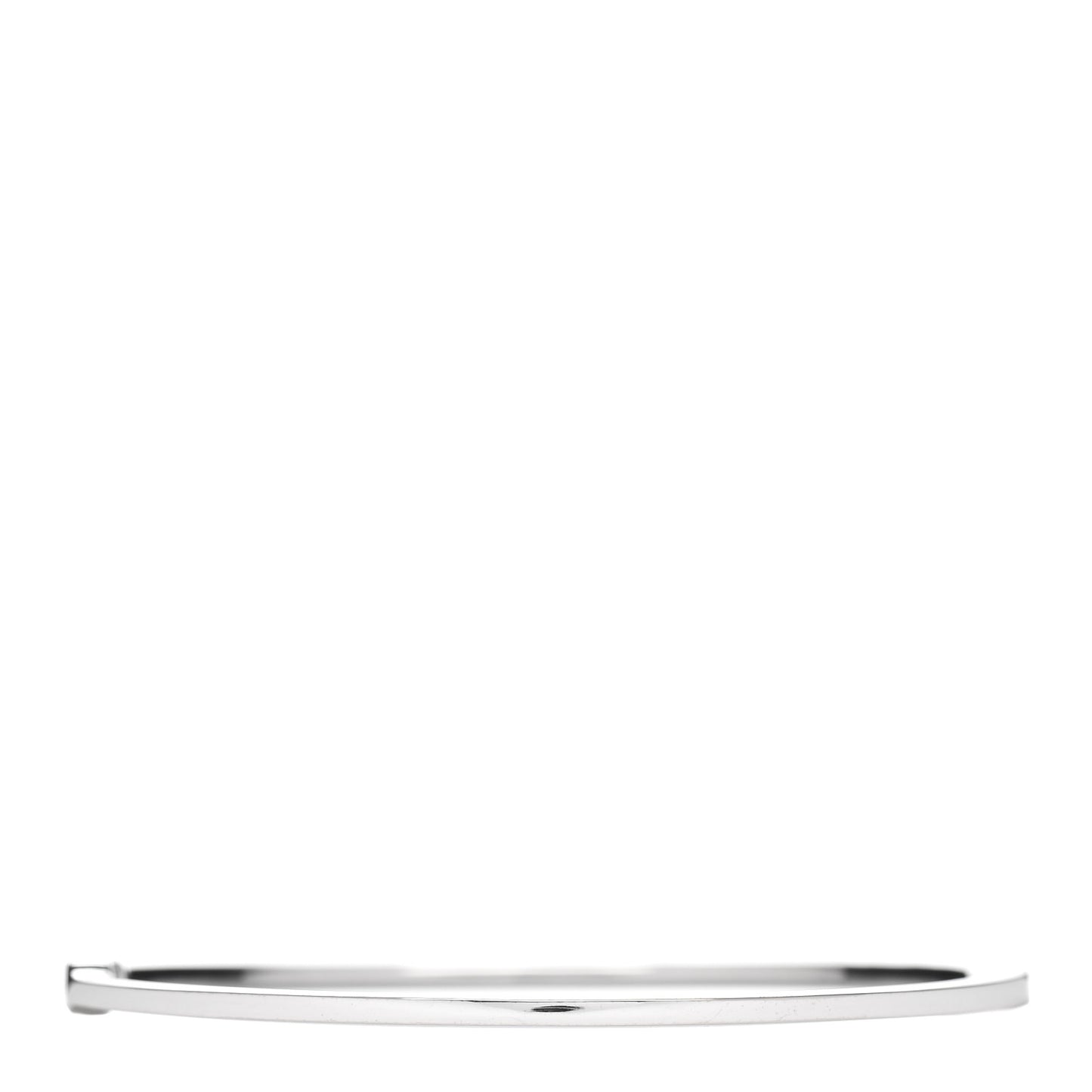 18K White Gold Diamond Metro Bangle Bracelet