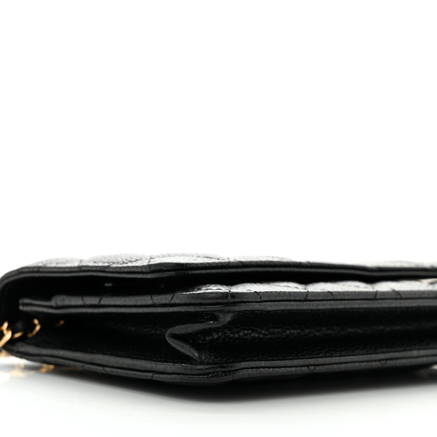 Chanel Caviar Quilted Wallet on Chain WOC Black 10 of 12
